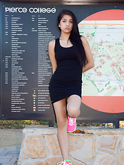 Megan Salinas Runs Pierce College