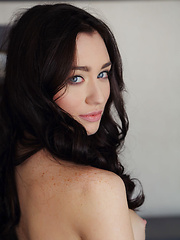 Piercing blue eyes framed by black elegantly-styled hair, beautiful face matched with a proportionate body, Zsanett Tormay is a real goddess