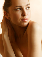 Anita E's gorgeous, nubile physique with eye-pleasing proportions, and an alluring pretty face that evokes erotic and delightful energy.